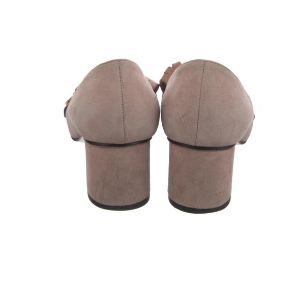 GUCCI Double G Logo Suede Pumps Size: 7 | IT 37 Marmont - Picture 5 of 15